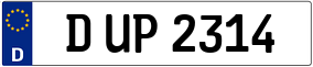 Truck License Plate